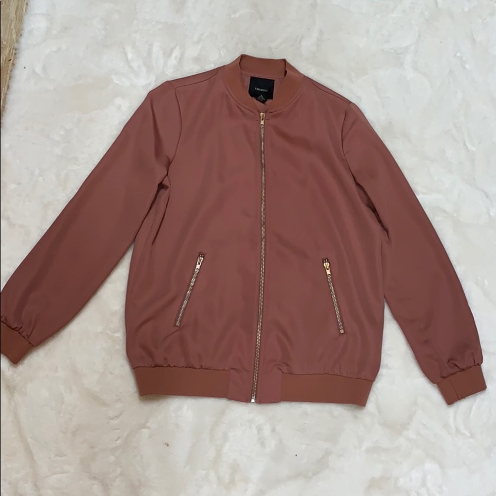 Mauve Bomber Jacket